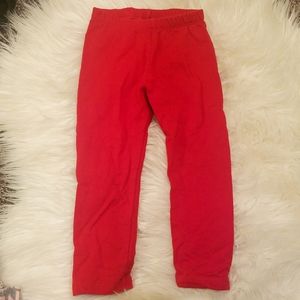 🌟4/$10 Unisex Red Sweatpant leggings for toddler